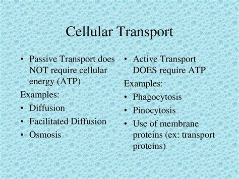 when does diffusion involve atp